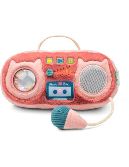 Radio sonore en tissu, Jeanne le chat - Dès 9 mois - Jouet d'activités - Lilliputiens