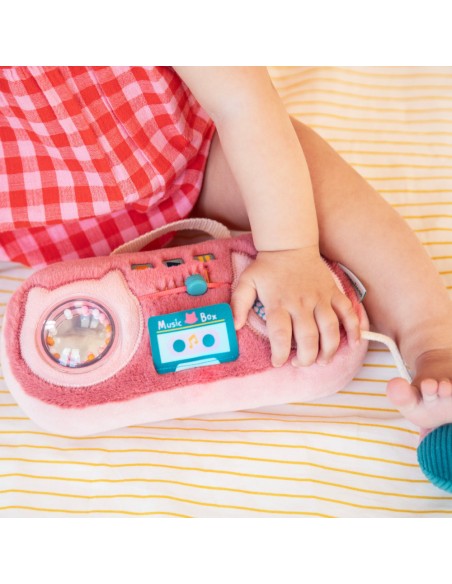 Radio sonore en tissu, Jeanne le chat - Dès 9 mois - Jouet d'activités - Lilliputiens