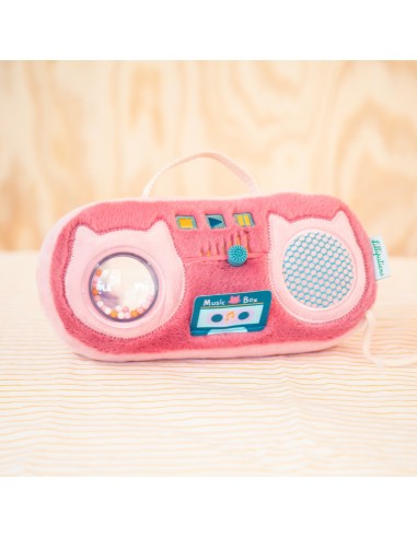 Radio sonore en tissu, Jeanne le chat - Dès 9 mois - Jouet d'activités - Lilliputiens
