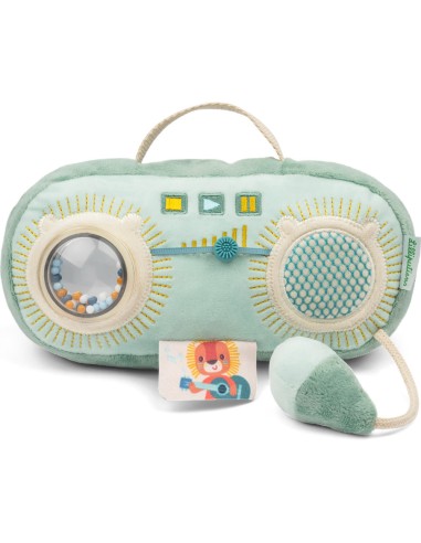 Radio sonore en tissu, Joe le dragon - Dès 9 mois - Jouet d'activités - Lilliputiens