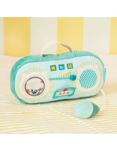 Radio sonore en tissu, Joe le dragon - Dès 9 mois - Jouet d'activités - Lilliputiens