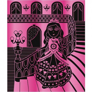 Cartes à gratter "Scratch Art Jolies Princesses"