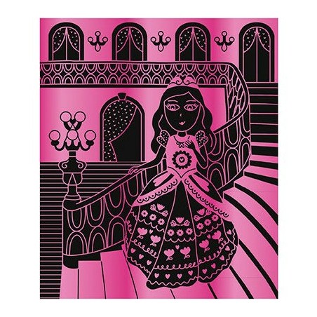 Cartes à gratter "Scratch Art Jolies Princesses"