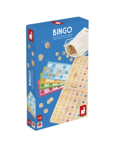 Jeu de Bingo en bois : Jeux de mémoire & d'associations - Janod