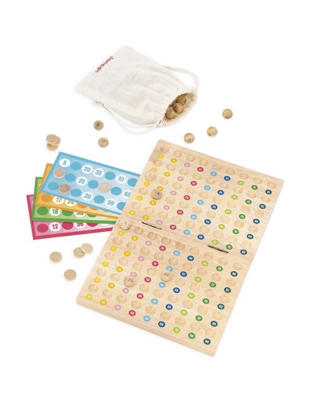 Jeu de Bingo en bois : Jeux de mémoire & d'associations - Janod
