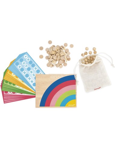 Jeu de Bingo en bois : Jeux de mémoire & d'associations - Janod