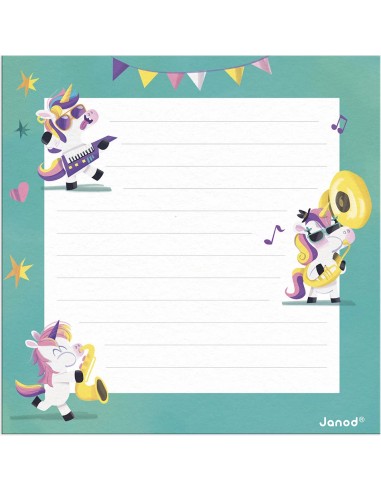 Carte Puzzle Licornes en fête : Cartes Puzzles - Janod