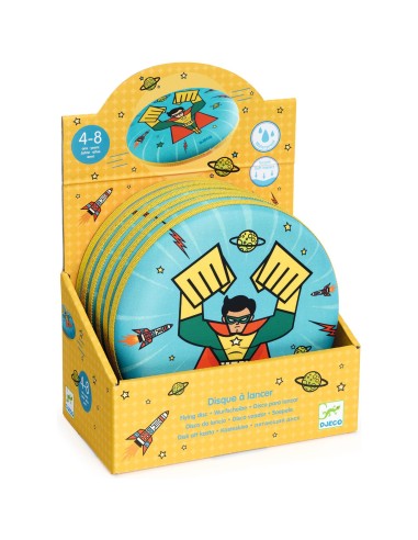 Disque à lancer Flying Héros - Djeco