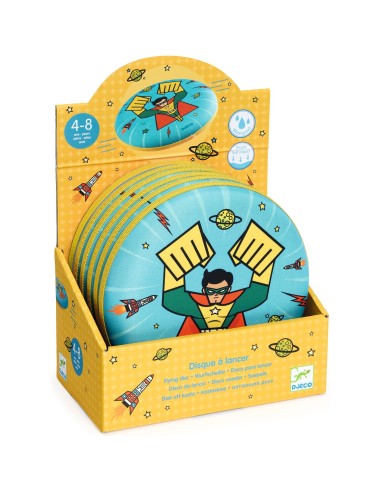 Disque à lancer Flying Héros - Djeco