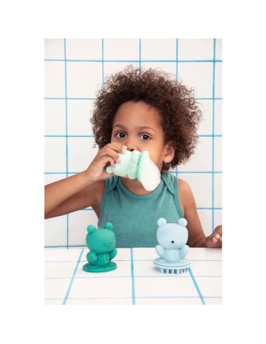 Set de 3 grenouilles de bain : masseur, cracheur et mousseur - Au bain - 3 mois + - Lilliputiens