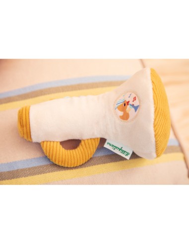 Hochet en forme de trompette - Dès 3 mois - Je découvre - 0 à 12 mois - Lilliputiens