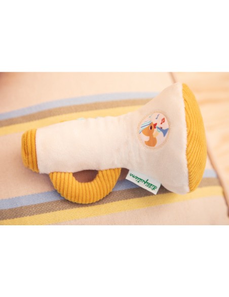 Hochet en forme de trompette - Dès 3 mois - Je découvre - 0 à 12 mois - Lilliputiens