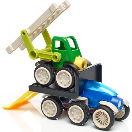 Véhicules à construire - Camions - Jeu magnétique - SmartMax