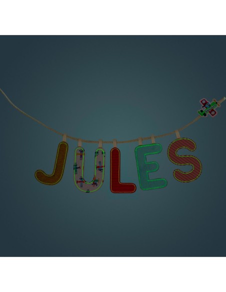 Corde pour lettres alphabet - Décoration chambre enfant - Lilliputiens