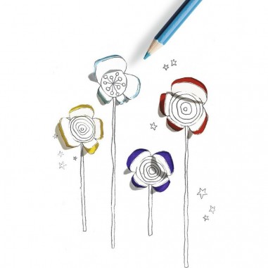 Coloriages Djeco surprise "Les Petites Portes De Pupi"