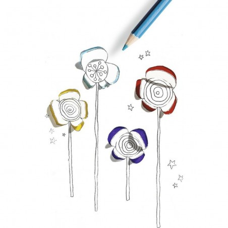 Coloriages Djeco surprise "Les Petites Portes De Pupi"