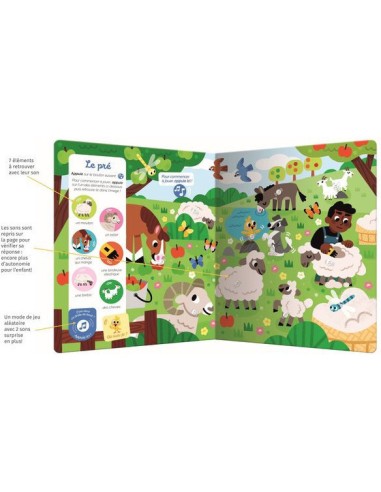 Cherche et trouve des tout-petits sonore - La ferme - Auzou