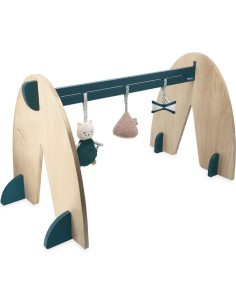 Arche d'éveil pour bébé, portique d'activité bois - Jouet éveil - Kaloo 2