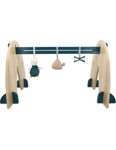 Arche d'éveil pour bébé, portique d'activité bois - Jouet éveil - Kaloo