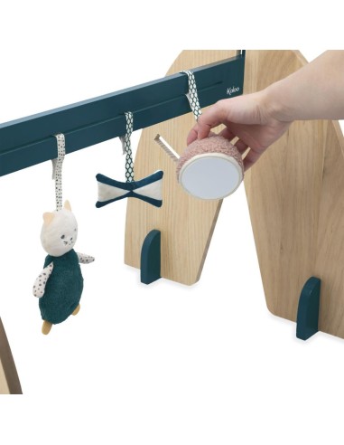 Arche d'éveil pour bébé, portique d'activité bois - Jouet éveil - Kaloo