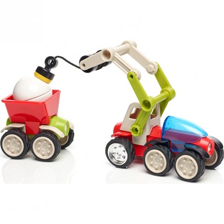 Véhicules à construire - Camions - Jeu magnétique - SmartMax