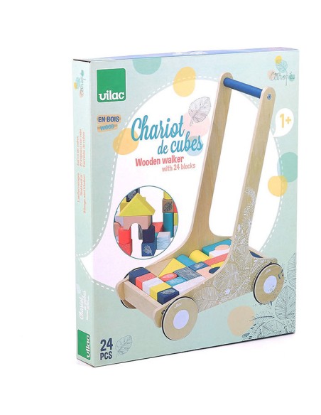 Chariot de marche, Sous la canopée - Déstockage de jouets, jeux et objets de décoration en bois - Vilac