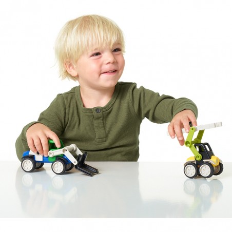 Véhicules à construire - Camions - Jeu magnétique - SmartMax