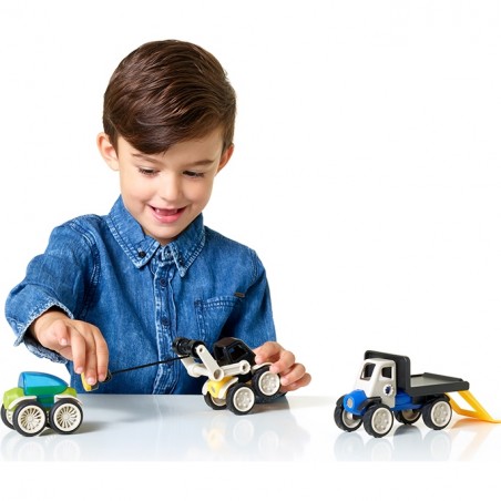 Véhicules à construire - Camions - Jeu magnétique - SmartMax