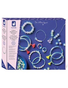 Kit Créatif - 7 Bijoux Phosphorescents Dreamland à Créer : Collection "Les Ateliers Bijoux" & Perles - Janod
