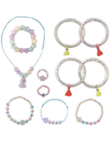 Kit Créatif - 7 Bijoux Phosphorescents Dreamland à Créer : Collection "Les Ateliers Bijoux" & Perles - Janod