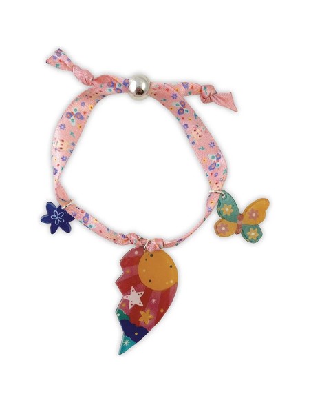 Kit Créatif - 8 Bijoux d'Amitié en Plastique Fou à Créer : Collection "Les Ateliers Bijoux" & Perles - Janod