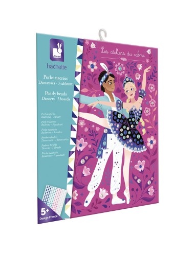 Kit Créatif - Perles Nacrées à Coller Danseuses : Collection "Les Ateliers du Calme" - Janod