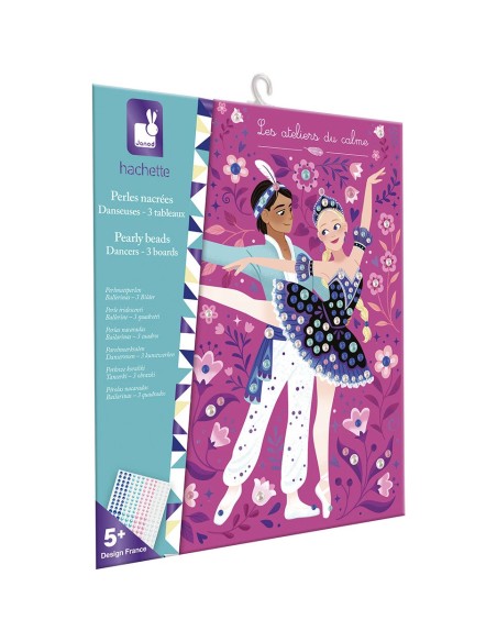 Kit Créatif - Perles Nacrées à Coller Danseuses : Collection "Les Ateliers du Calme" - Janod