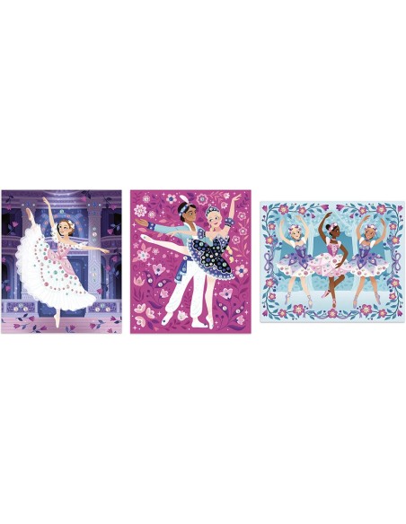 Kit Créatif - Perles Nacrées à Coller Danseuses : Collection "Les Ateliers du Calme" - Janod