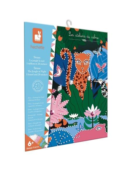 Kit Créatif - Strass La Jungle La Nuit : Collection "Les Ateliers du Calme" - Janod