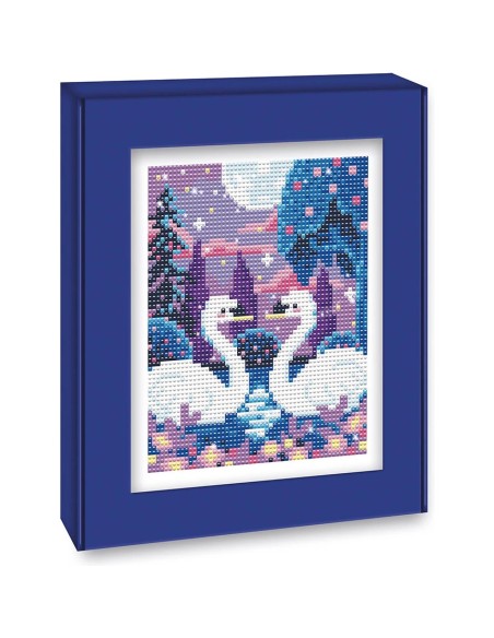 Kit Créatif - Peinture Diamants Phospo Au Clair De Lune : Sable, Paillettes, Dorure & Strass - Janod