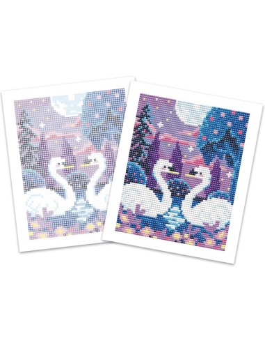 Kit Créatif - Peinture Diamants Phospo Au Clair De Lune : Sable, Paillettes, Dorure & Strass - Janod