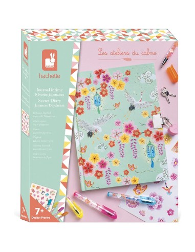 Carnet Secret Rêveries Japonaises : Tampons & Papeterie - Janod