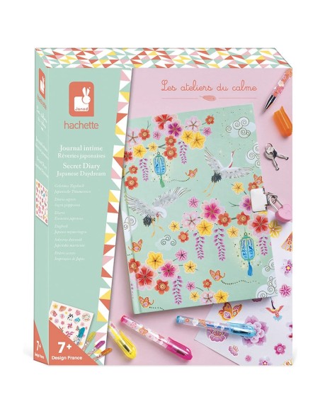 Carnet Secret Rêveries Japonaises : Tampons & Papeterie - Janod