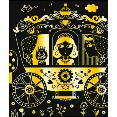 Cartes à gratter "Scratch Art Jolies Princesses"