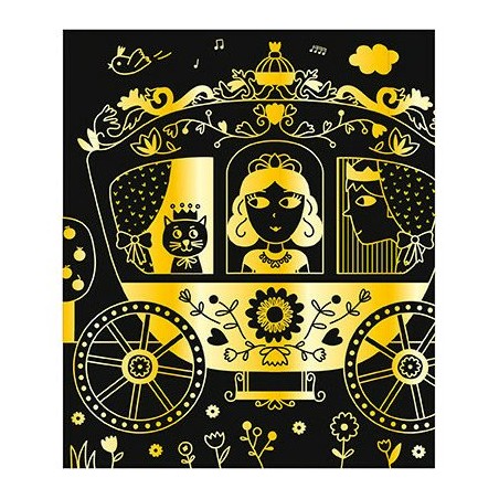 Cartes à gratter "Scratch Art Jolies Princesses"