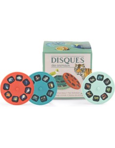 Boîte de 3 disques pour projecteur Tout autour du mon - Moulin Roty - Tout autour du monde