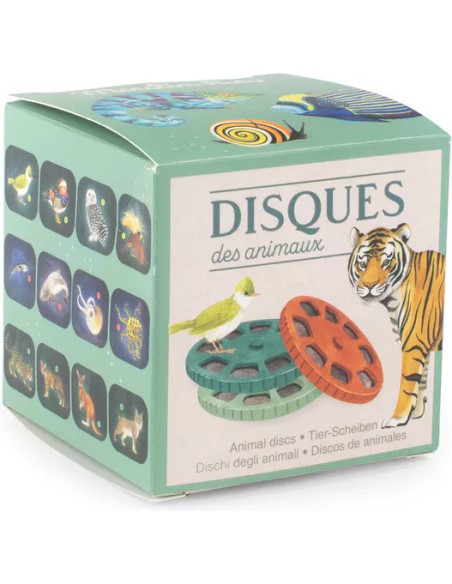 Boîte de 3 disques pour projecteur Tout autour du mon - Moulin Roty - Tout autour du monde