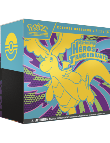 Pokémon : Etb ME2.5 Héros Transcendants - Méga-Dracolosse‑Ex
