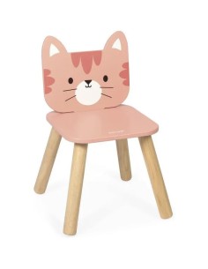 Chaise Enfant Chat - bois - : Tables & Mobilier - Janod
