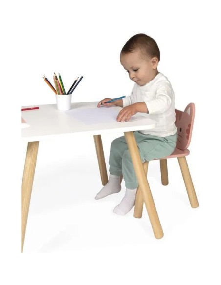 Chaise Enfant Chat - bois - : Tables & Mobilier - Janod