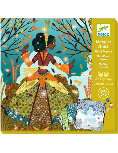 Tableaux à métalliser Des robes couleur du temps - Djeco