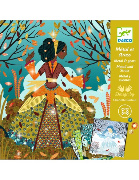 Tableaux à métalliser Des robes couleur du temps - Djeco