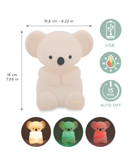 Veilleuse koala rechargeable via Usb - Dès la naissance - Kaloo
