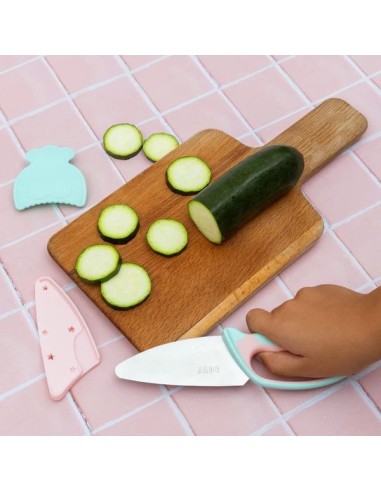 Couteau du Chef Pastel - Découpe Sécurisée dès 7 ans - Chefclub Kids